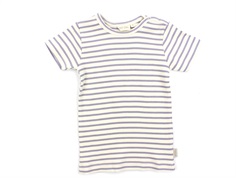 Petit Piao dusty lavender/offwhite t-shirt stripes